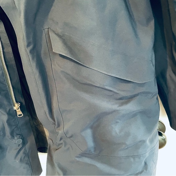 Aether Polar Trench Coat Men’s Medium Blue Waterproof Winter Parka Jacket - Picture 9 of 13